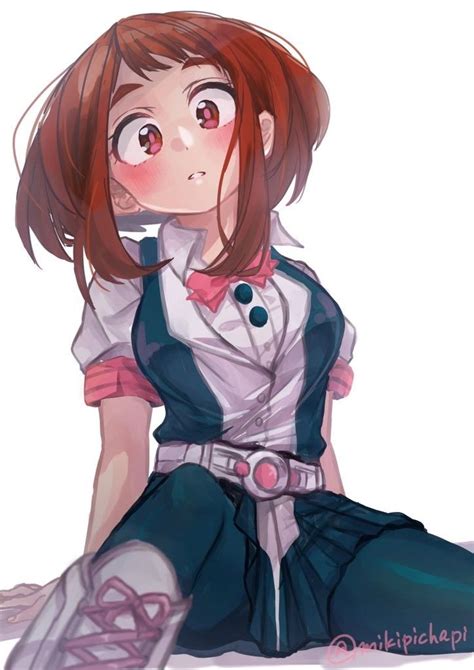 ochaco nude|Character : ochako uraraka .